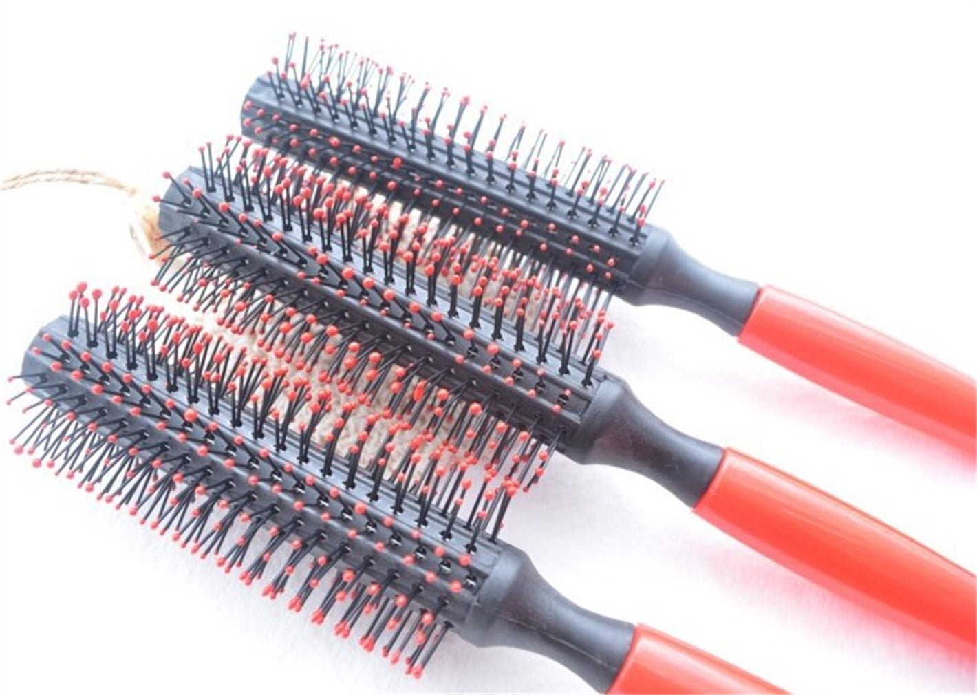 PERFEHAIR Kleine Runde Bürste Zum Föhnen – 3,3 Cm Durchmesser, Mit Nylon-Borsten, Metallkern, Für Kurze Haare, Volumen & Locken Bei Männern & Frauen