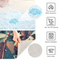 thumbnail image 4 of Toilet Rug Rectangle Bathroom Rugs Non-Slip Soft Plush Machine Washable Contour Bath Mat People Cheering with Beer 24x16, 4 of 9