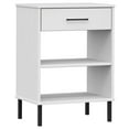 thumbnail image 4 of vidaXL Console Cabinet Buffet Storage with Metal Legs Solid Wood Pine OSLO, 4 of 6