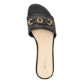 thumbnail image 2 of Sandalia plana Guess HAMMI para mujer, color negro 001, talla 8.5, 2 of 6