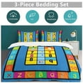 thumbnail image 2 of Colorful Board Game Design Duvet Cover Set Themed Multicolor Polyester Bedding Set for Bedroom Decoration, 2 of 6