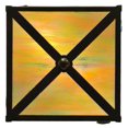 thumbnail image 6 of Meyda Tiffany 23211 10" Square Balsam Pine Flush Mount Ceiling Fixture - Bronze, 6 of 6