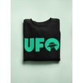 thumbnail image 3 of Cool Ufo Design Sweatshirt Men -Image by Shutterstock, Male Medium, 3 of 4