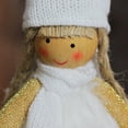 thumbnail image 3 of Northlight Glittered Girl Angel with Dangling Legs Figure - 16" - Gold and White, 3 of 4