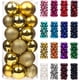 thumbnail image 1 of Emopeak 24 Piezas Adornos de Bolas de Navidad para Árbol de Navidad - Decoraciones de Árbol de Navidad Inastillables Bola Colgante para Decoración de Fiestas de Bodas (Rojo, 2,5"-6,2 CM), 1 of 4