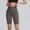 Gray, variant on SEMPAI Gym Shorts for Women Hidden Pockets Workout Running Yoga Long Shorts Casual Athletic Legging Summer Bottoms Loungewear