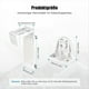 thumbnail image 4 of 8 Soportes de Abrazadera de PVC para Persianas Enrollables Klemmfix, Accesorios de Repuesto para Persianas Enrollables Dobles., 4 of 5