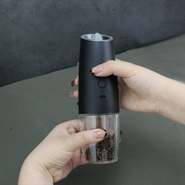 Molinillo de Sal y Pimienta con Carga USB, Molinillo de Sal y Pimienta, Herramienta Eléctrica para de , Molinillo de Pimienta para Cocina