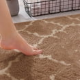 thumbnail image 6 of VOTRUDI Bathroom Rugs Indoor Door Rug,Soft Microfiber Absorbent Plush Bathroom Rug,Non Slip Quick Dry Washable Bath Shower Mat for Bathroom Floor Bathtub Toilet,24x16in,Brown, 6 of 6