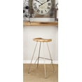 thumbnail image 3 of DecMode Multi Colored Metal Contemporary Bar Stool 30", 3 of 7