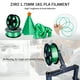 thumbnail image 4 of Filamento para impresora 3D ZIRO Silky PLA de 1,75 mm, color verde navideño, 4 of 7