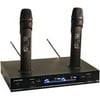 Pyle Dual VHF Rechargeable Wireless Microphone System PDW-M3000