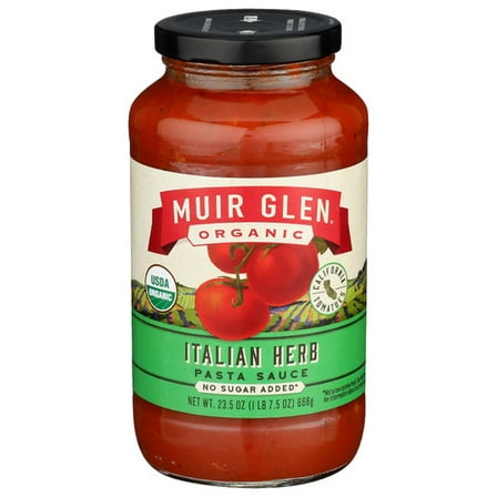 Muir Glen Italian Herb Pasta Sauce 23.5 oz (Pack of 12)