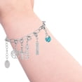 thumbnail image 4 of Time and Tru Women's Silver-Tone Interchangeable Faith Theme Charms Bracelet., 4 of 4