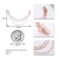 thumbnail image 4 of Elegancia sencilla para mujeres vanguardistas Bufanda metálica elegante, 4 of 6