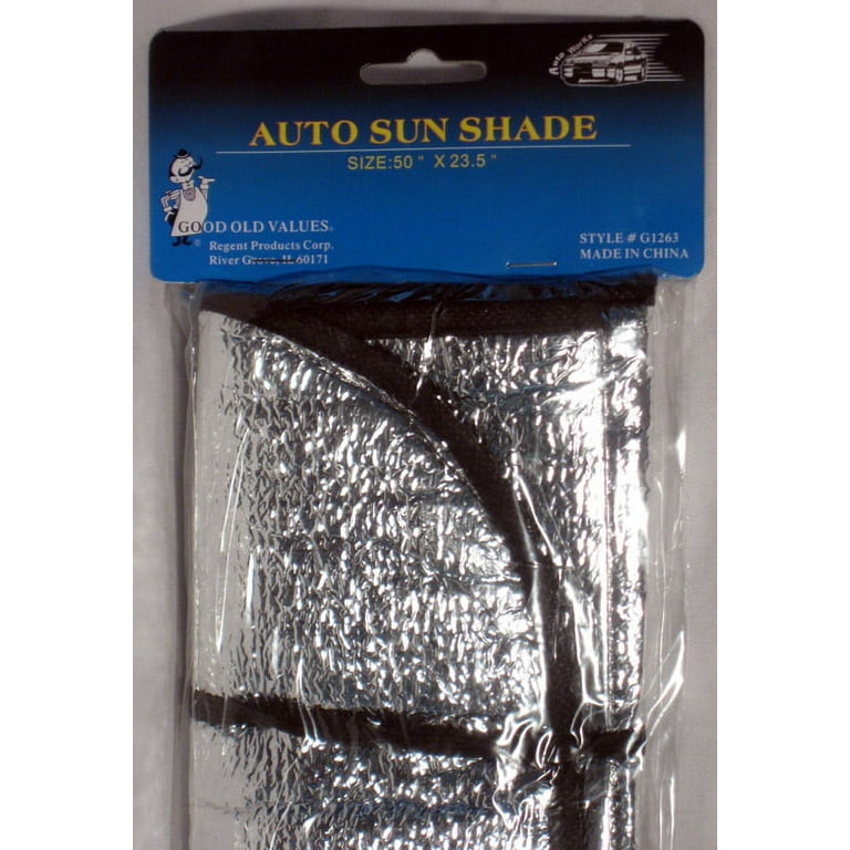 Sun Visor Auto Car Sun Shade Foldable Metallic Wind Shield
