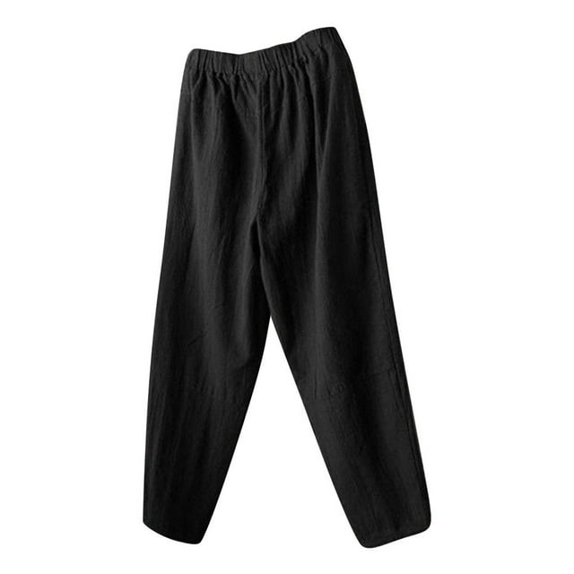 Pantalons en Lin pour Hommes Nouveau Style et à la Mode en Pur Coton et Lin
