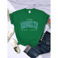 thumbnail image 1 of 1898 Brooklyn New York Print Womens Short Sleeve Vintage Fas, 1 of 2
