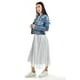 thumbnail image 2 of Falda midi de tul con perlas Roman Fashion /Juvenil 098 (Gris) gris CH, 2 of 5