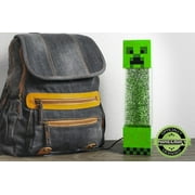 Minecraft Creeper Glitter Motion Light | 12-Inch Fun Mood Light LED Lamp