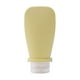 thumbnail image 2 of Set de botellas de viaje de silicona de 90 ml | Dispensador de loción con tapa abatible para champú, gel de ducha y cosméticos | Contenedor portátil para artículos de aseo personal para estudiantes, 2 of 7