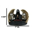 thumbnail image 2 of Gothic Grim Reaper With Angel Wings By Red Roses Salt And Pepper Shakers Holder, 2 of 9