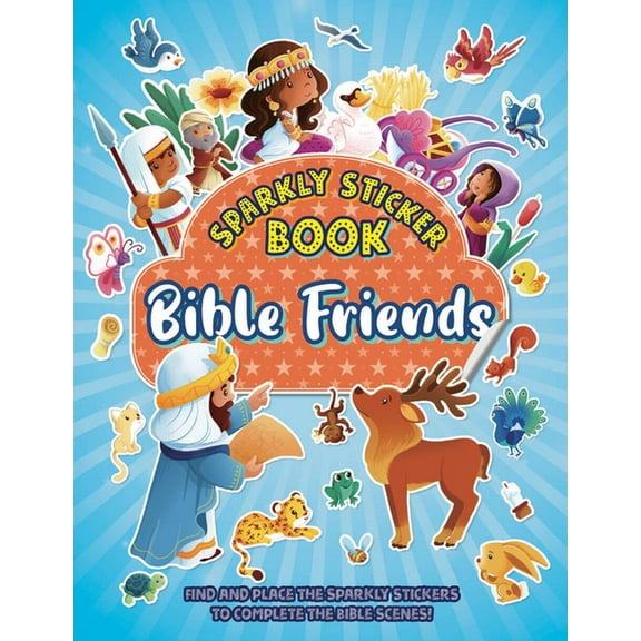Bible Friends: Sparkly Sticker Book, (Paperback)