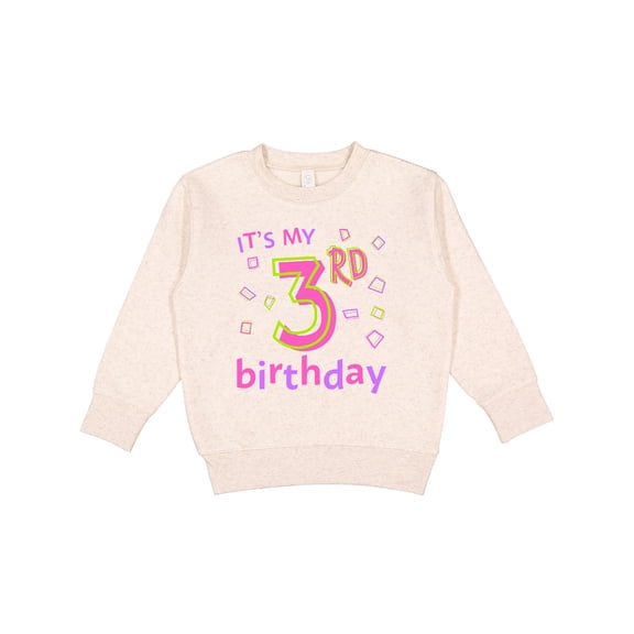 Inktastic It's My Third Birthday Toddler Sweatshirt