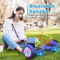 thumbnail image 3 of Patinete autoequilibrado VEVELINE con Bluetooth y luces LED, 3 of 9