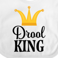 thumbnail image 4 of Inktastic Drool King Baby Boy Funny Boys Baby Bib, 4 of 4