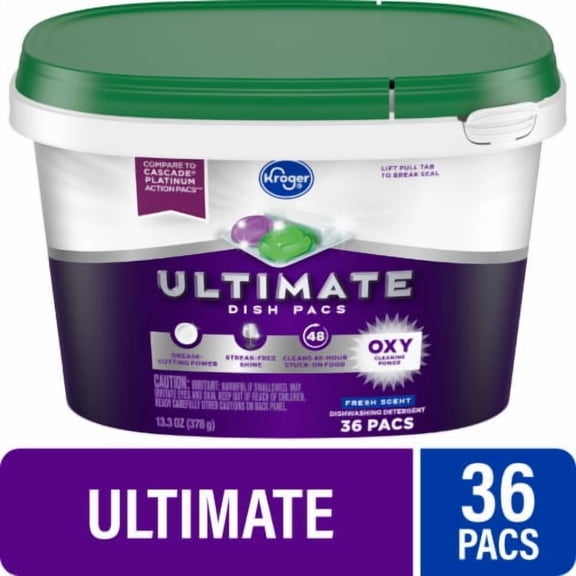 KR Ultimate Fresh Scent Dish Pacs 36 ct