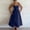 Dark Blue, variant on Women Sleeveless Sling Long Dress Summer Solid Color Backless A Line Bandage Dress Casual Dresses for Women Summer Women Midi Dress Women's Summer Dress Womens Dresses plus Size Max Dress for Women