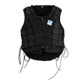 thumbnail image 2 of Equipo de Chaleco Negro de Protección Ecuestre de Seguridad para Caballo Profesional para Hombres, Mujeres, Niños Y Niñas, Varios Tamaños , Negro, 儿童 中 码 CM, 2 of 8