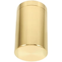 Ochre Canister Brass Container Coffee for Ground Tea Kitchen Storage Jar