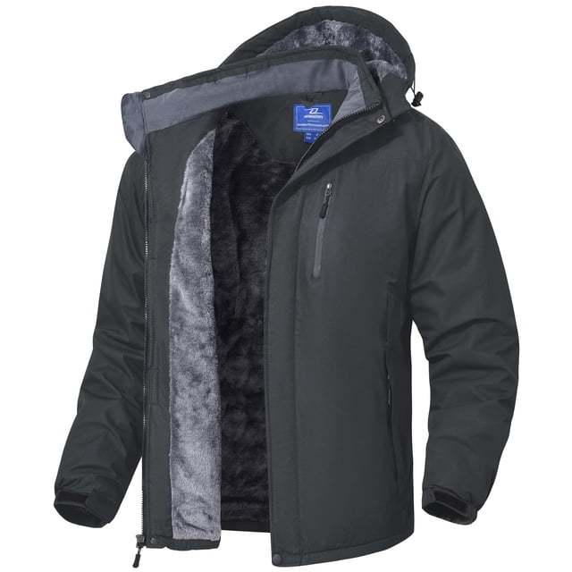 Chaqueta de esquí SPOSULEI Chubasquero impermeable de invierno para hombre