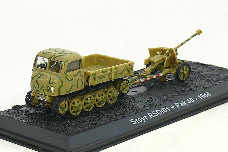 RSO with 7.5 cm Pak 40 France Normandie WWII 1944 Year 1/72 Scale Model ALTAYA 