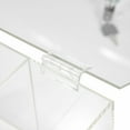 thumbnail image 6 of DENEST 4 Grid Acrylic Display Case Thickened  Clear Dust-free with Lock, 6 of 9
