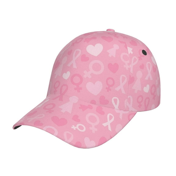 Balery Breast Cancer Awareness Baseball Cap For Women Men,Adjustable Size For Running Workouts And Outdoor Activities All Seasons