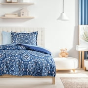 Regency Heights Twin Size Comforter Set, 6-Piece Bed in a Bag Twin, Navy Blue Bedding Comforter Set with Comforter, Flat Sheets, Fitted Sheets with Side Pockets