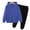 Blue, variant on Piuwrlz 2pcs Sets Sweatpants and SweatShirt Kids Girls Boys Hooded Jogger Set Pocket Fashionable Solid Color Hood Activewear Set Blue Size 5-6 Years