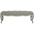 thumbnail image 3 of SAFAVIEH Ramsey Traditional Glam Tufted Bench, Sea Mist, 3 of 6