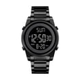 thumbnail image 1 of SKMEI 1611 Square LED Electronic Men's Sports Watch - Waterproof, Stainless Steel, Multi-Function, 1 of 1