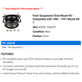 thumbnail image 2 of Front Suspension Strut Mount Kit - Compatible with 1986 - 1991 Mazda RX-7 1987 1988 1989 1990, 2 of 2
