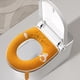 thumbnail image 1 of Funda para asiento de inodoro con cremallera | Cojín suave para tapa de inodoro | Almohadilla lavable para asiento de inodoro | Accesorio de baño para el hogar y apartamento, 1 of 6