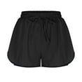 thumbnail image 6 of Smaickrr Summer Athletic Shorts for Women High-Waisted Drawstring Elastic Pockets Shorts Gym Workout Running Lounge Shorts Double Layer Shorts, 6 of 9
