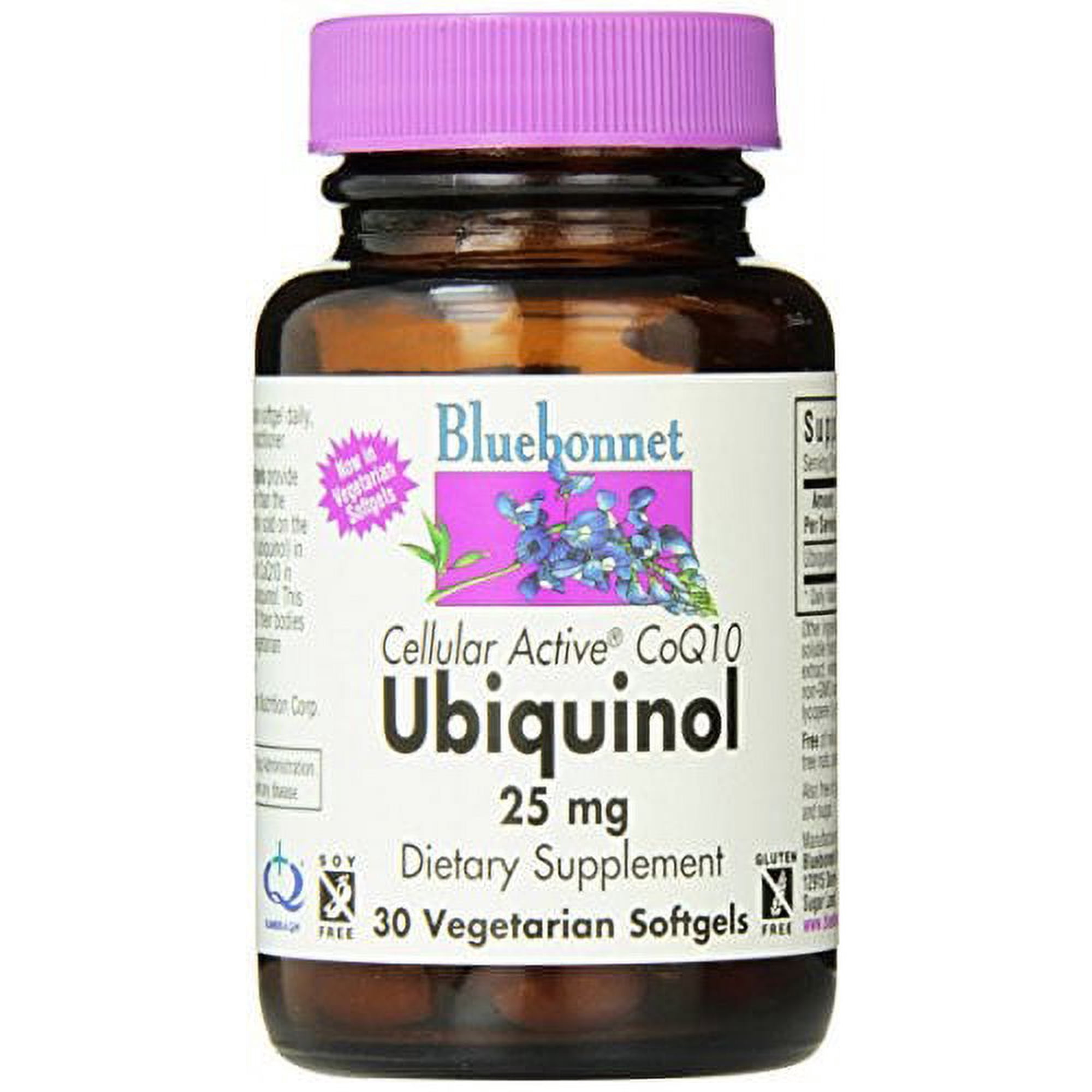 Bluebonnet Cellular Active CoQ10 Ubiquinol 25 Mg, 30 Ct