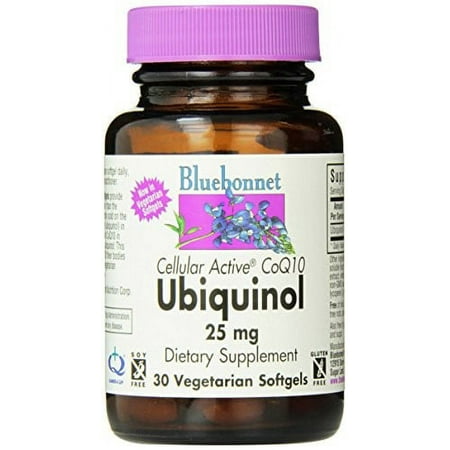 Bluebonnet Cellular Active CoQ10 Ubiquinol 25 Mg, 30 Ct