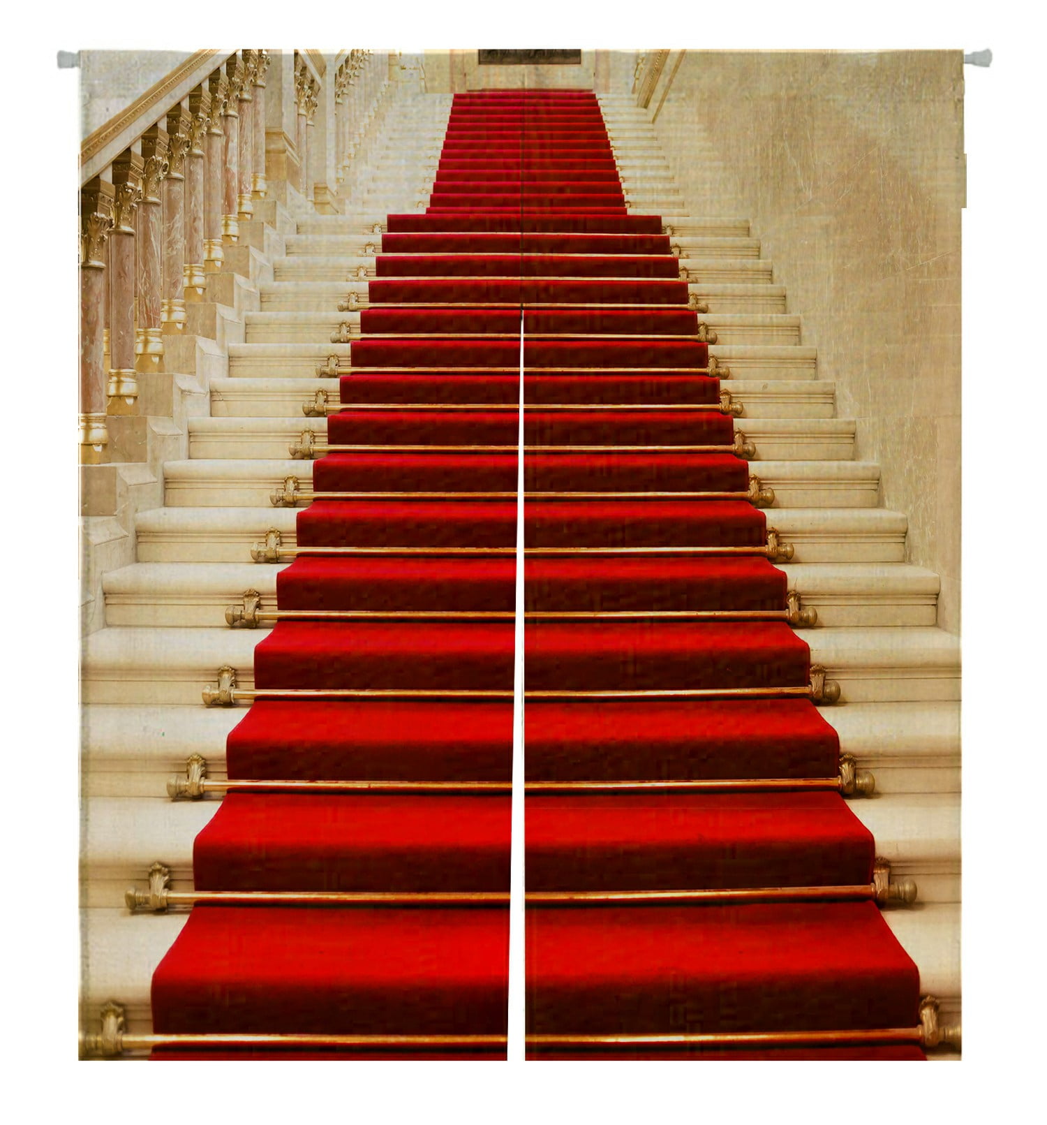 Abphqto Red Carpet On The Stairs In A Luxury Interior Japanese Noren Curtain Doorway Door Window Treatment Curtains Cotton Linen Curtain 105x120 Cm Walmart Com Walmart Com