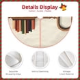 thumbnail image 4 of Kdxio Books Key To Knowledge Print Christmas Tree Skirt Christmas Xmas Tree Skirts Mat for New Year Holiday Christmas Party Decorations-36", 4 of 7