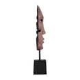 thumbnail image 5 of Sagebrook Home Metal 20" Abstract Face Sculpture, Brick Patina, 5 of 8